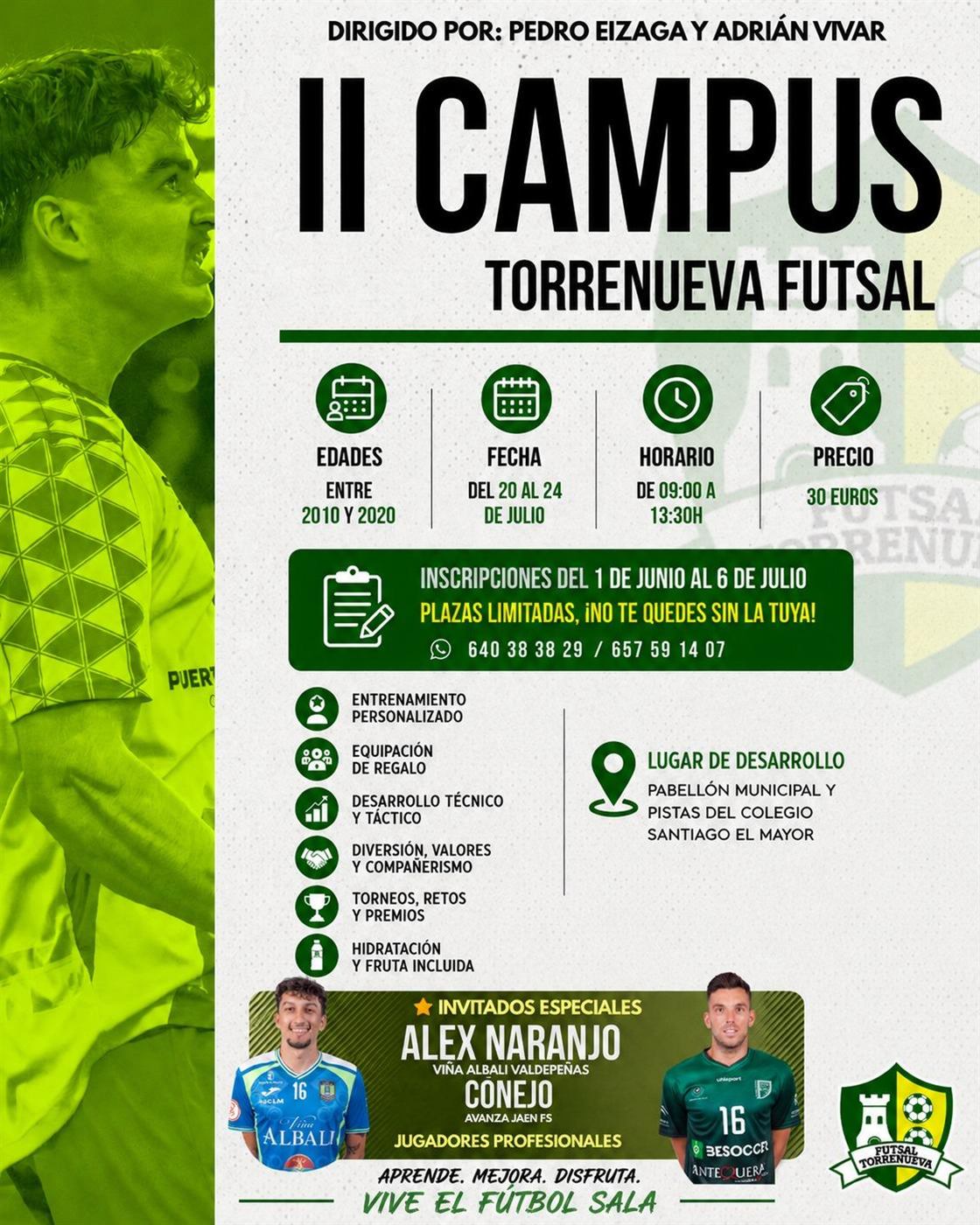 ¡Vuelve el Campus del Torrenueva Futsal!