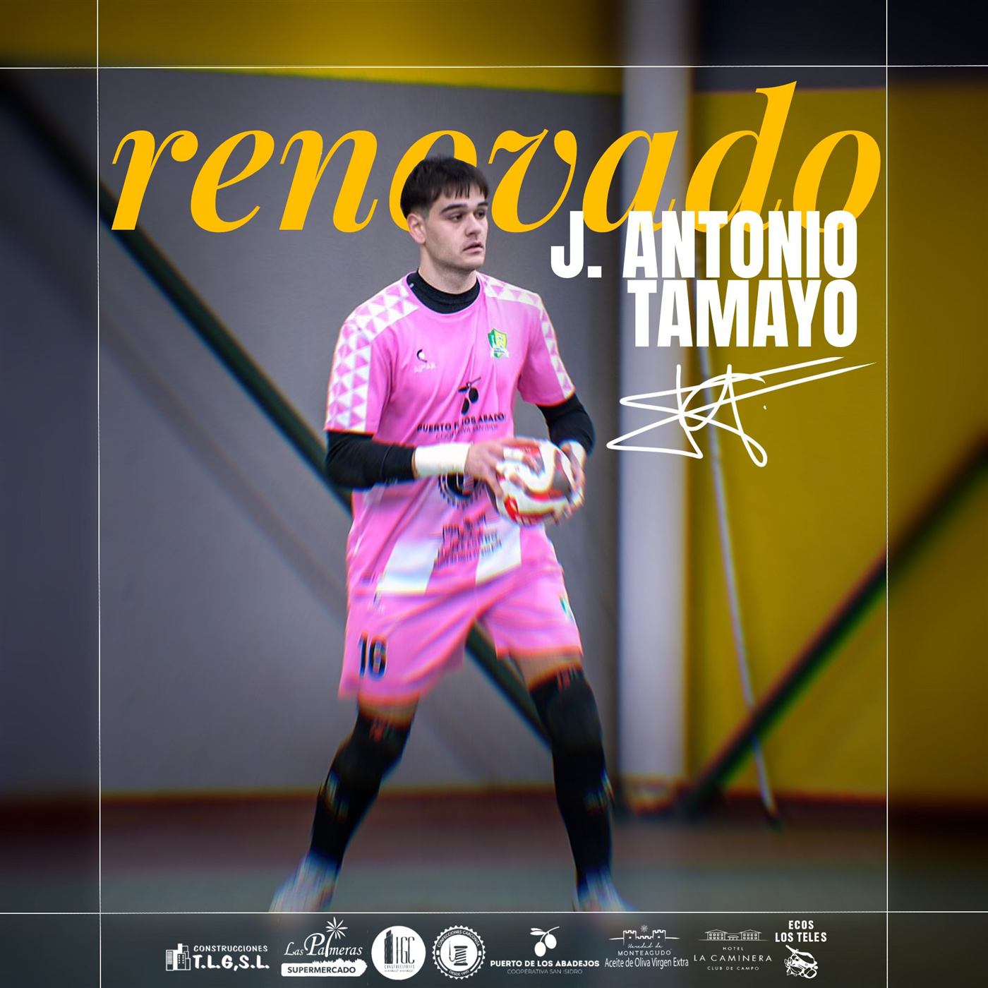 José Antonio Tamayo renovado para la temporada 26/27
