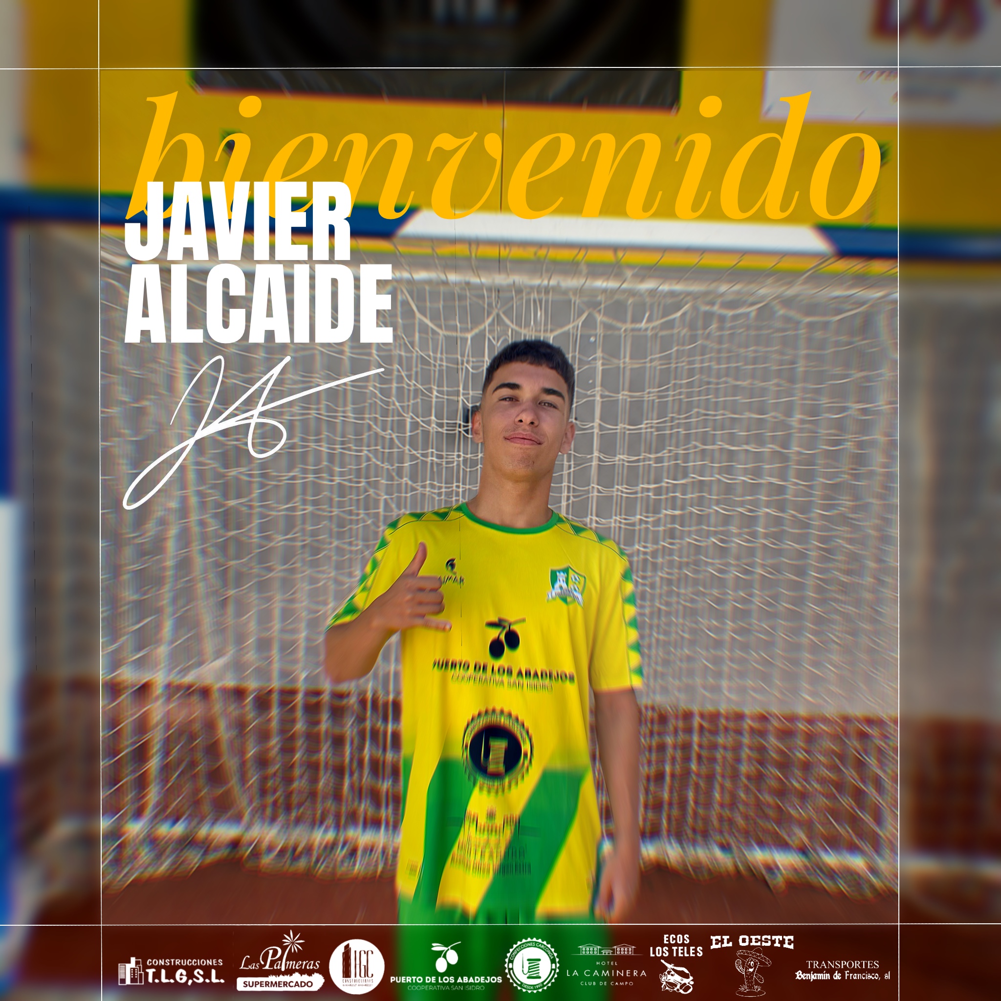 Bienvenido, Javier Alcaide