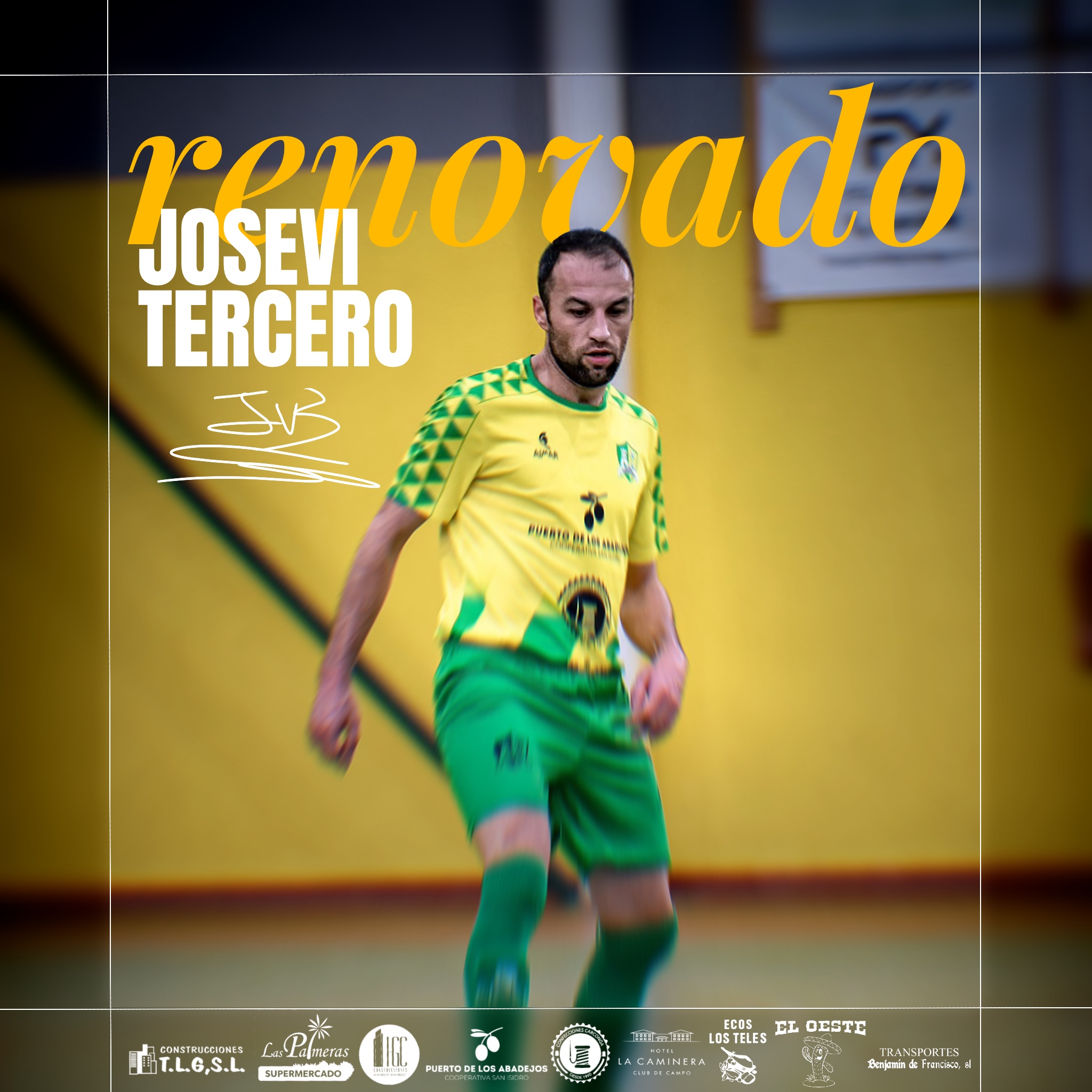 Josevi Tercero renovado para la 26/27