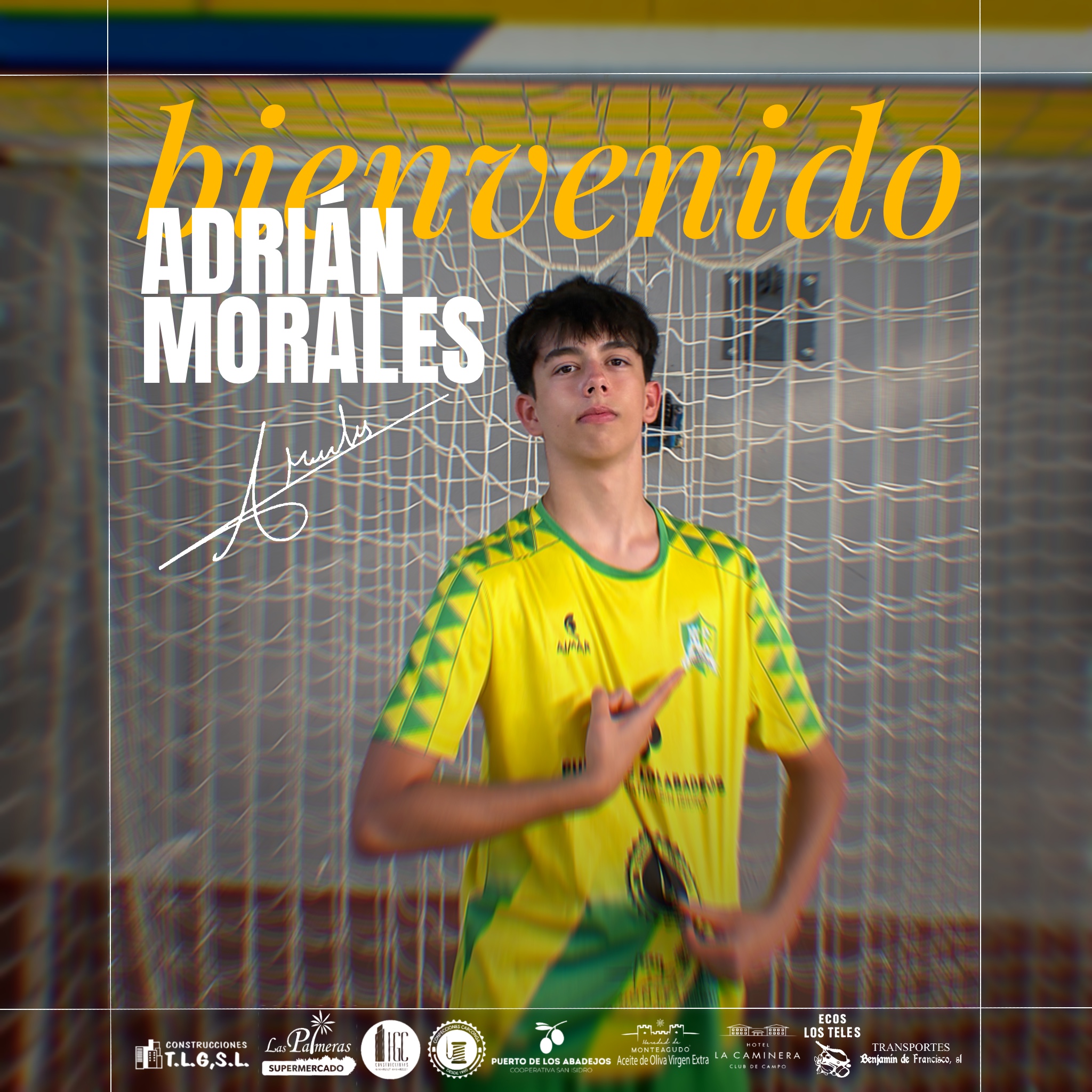Bienvenido, Adrián Morales