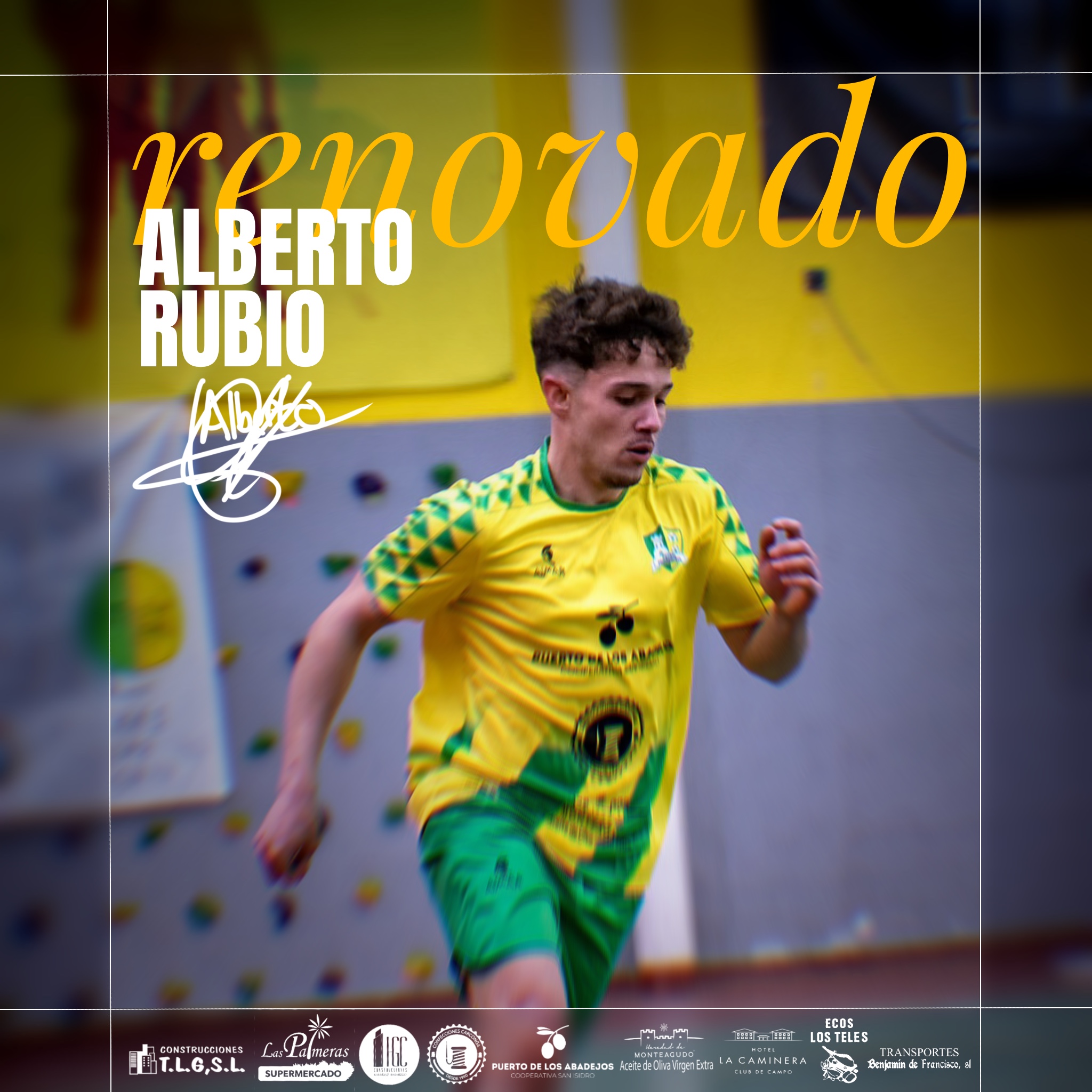 Alberto Rubio renovado para la temporada 26/27